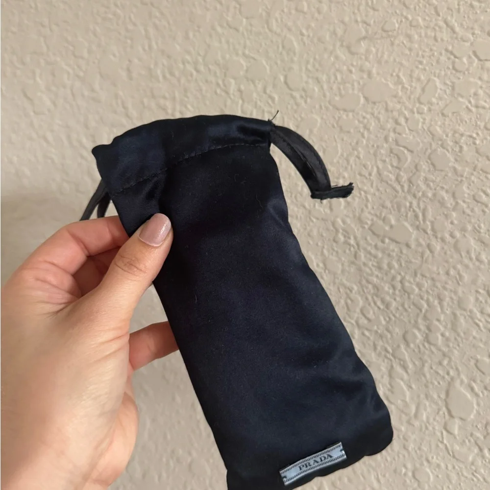 Prada Black Angular Logo Sunglasses - Picture 4 of 5